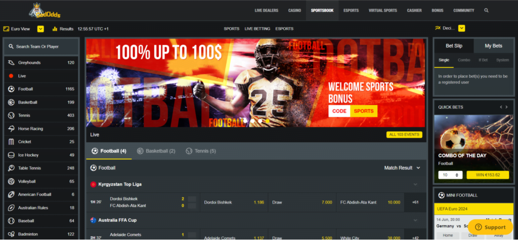 God Odds Casino Sportsbook