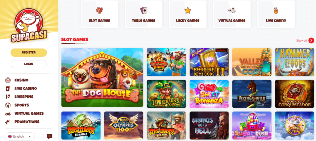 Supacasi Casino Slots